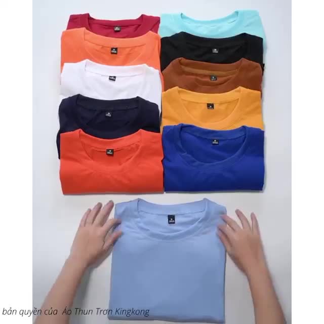 Áo Thun Nam trơn Cổ Tròn Cao Cấp phông Tay Ngắn, chất cotton bề mặt vải mềm DiHu store | BigBuy360 - bigbuy360.vn