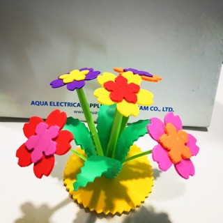 Order Chậu hoa đồ chơi mầm non tự làm 6 bông