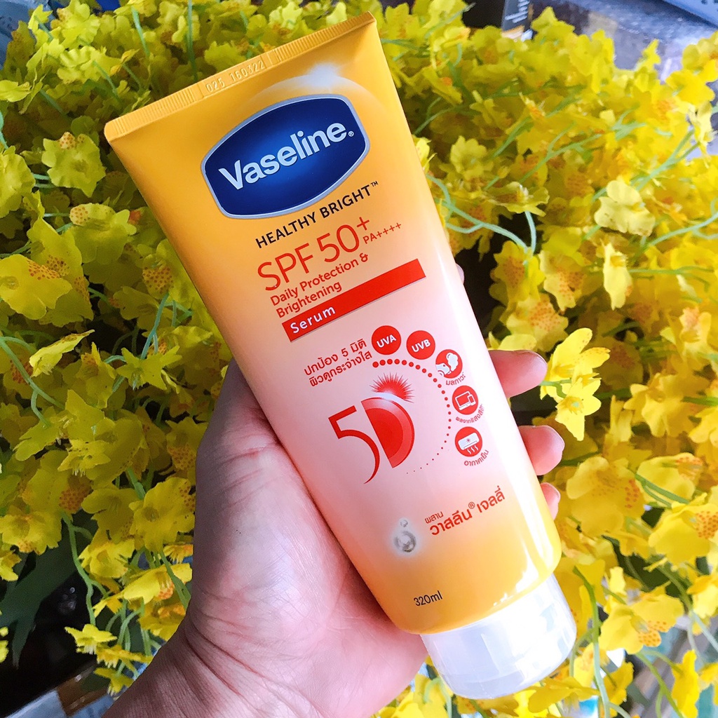 [MẪU MỚI 2022] VASELINE 50X HEALTHY BRIGHT SPF50+ PA++++ Daily Proctection &amp; Brightening Serum Thái Lan