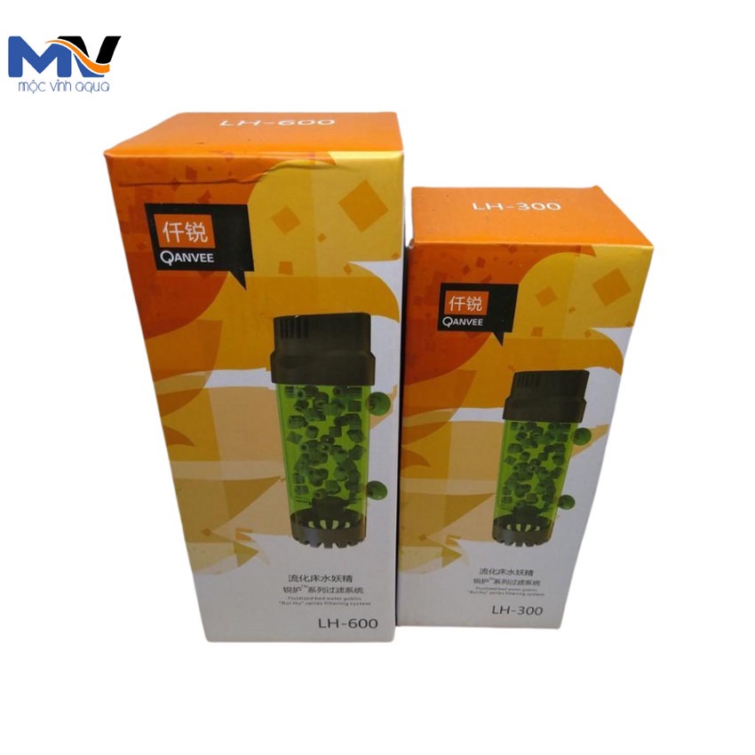 Lò đảo hạt kaldnes Qanvee LH 300 và LH 600 tạo vi sinh tăng chất lượng nước cho hồ cá