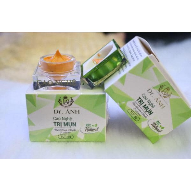 Combo 2 Hộp Cao Nghệ Dr. Ánh  Đánh Bay mụn, mờ thâm sáng da + quà tặng