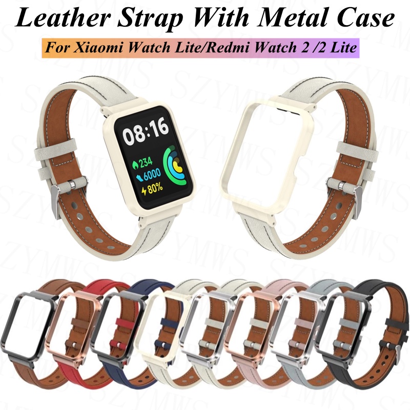 XIAOMI Dây Đeo Da Thay Thế Cho Đồng Hồ Thông Minh Redmi Watch 2 Lite Ốp