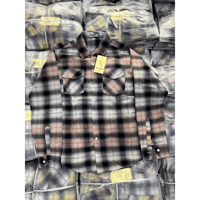 (Free Ship) Mẫu Siêu Hot Áo Sơ MI Caro Nam Nắp Túi Trơn Vải Cotton Xịn 3 Màu Phối Cực Trendy Thời Thượng HK Cam Kết Y hì