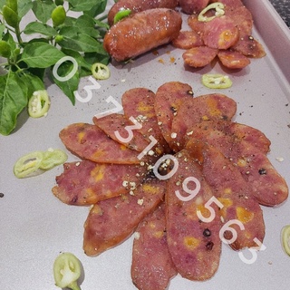 (Hình thật)Lạp xưởng tươi trứng muối Cai Lậy 1kg - Lò Cậu Út