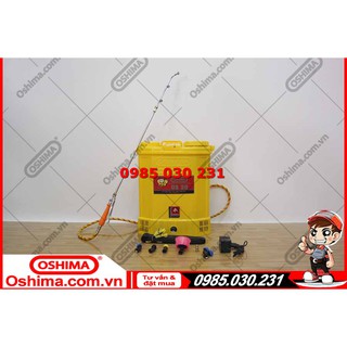 Bình xịt điện Oshima OS20 vàng