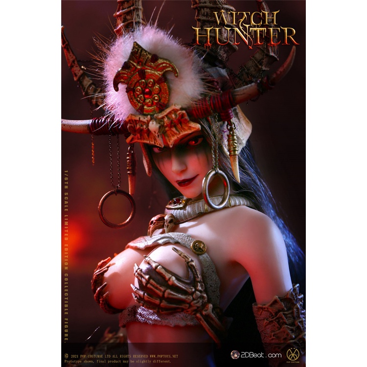 Mô hình figure 1/6 Bloody Shaman Aphaia Black Shaman chính hãng POPTOYS