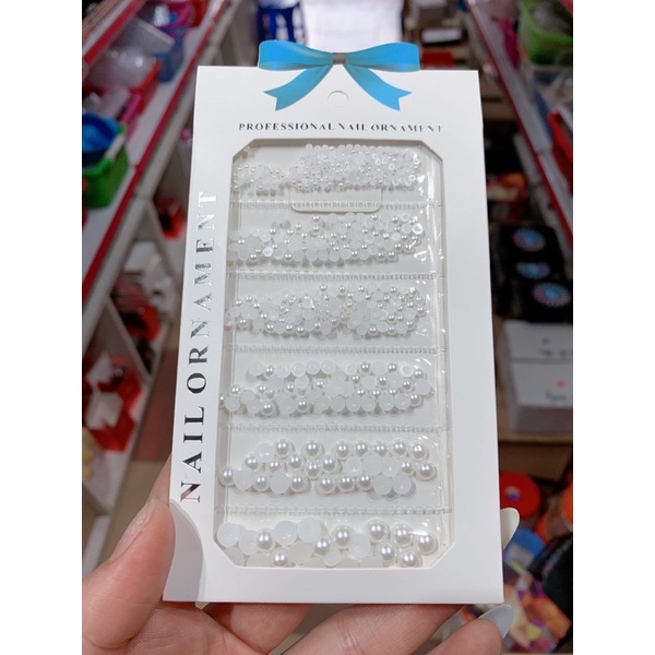 Set trai nửa nhiều size trang trí móng nail,làm nhuỵ hoa bột