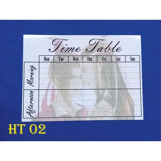 Thời khóa biểu Hi Trừng - Ma Đạo Tổ Sư - có nhiều mẫu Anime, Manga, Game, Lam Hi Thần, Giang Trừng