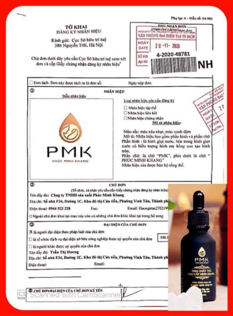 Tinh Chất Mọc Tóc Cao Cấp Minh Khang