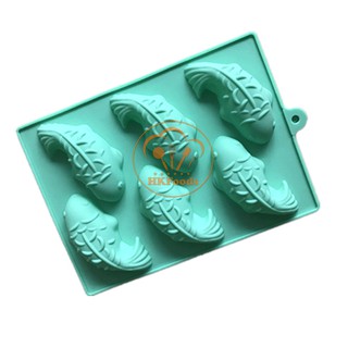 Khuôn Silicon làm thạch rau câu, chocolate, làm bánh 6 Chú Cá Koi