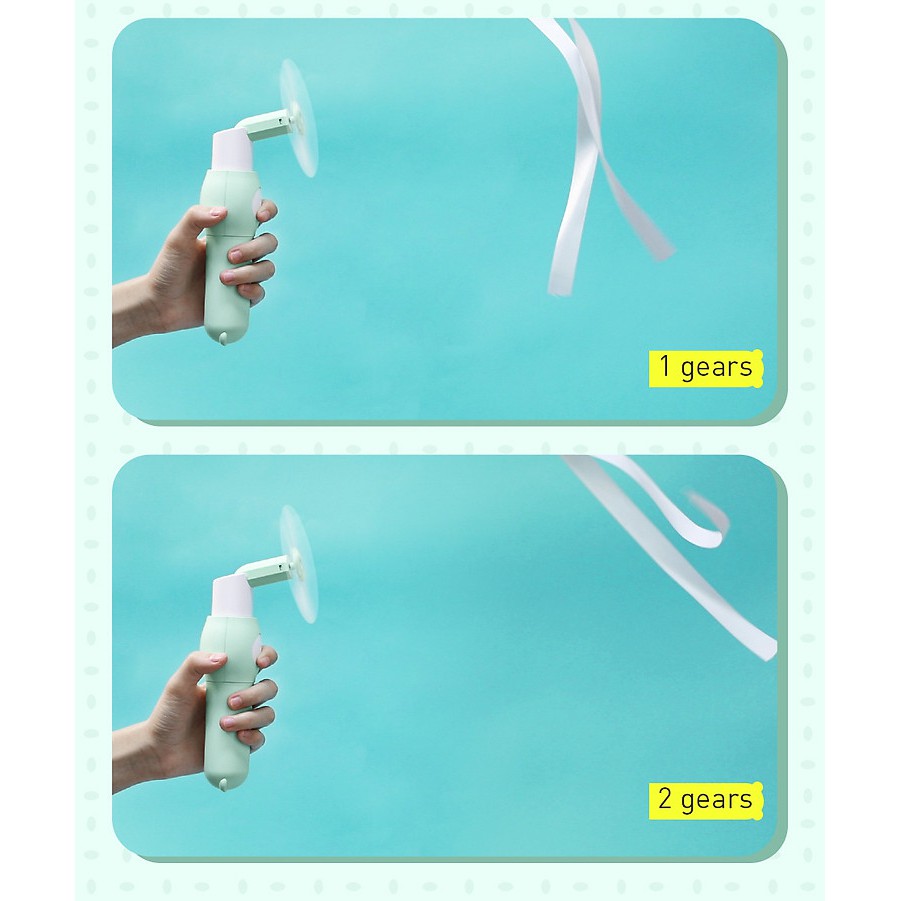 Quạt tích điện kiêm sạc dự phòng Baseus Tricolor (Chính hãng, BH 1 năm) | BigBuy360 - bigbuy360.vn