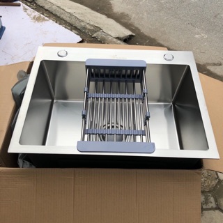 Chậu đơn rửa bát inox 304