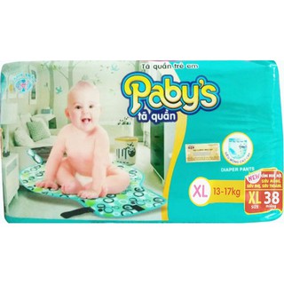 Bỉm paby's tã quần size m44, l41, xl38