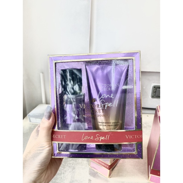 |Auth| Set quà body mist + body lotion Victoria’s secret mini size | Thế Giới Skin Care