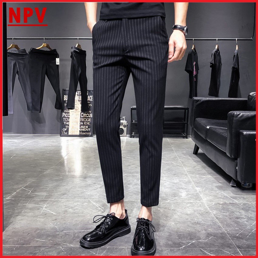 Quần âu nam kẻ sọc NPV chất vải cotton cao cấp , chuẩn thiết kế hàn quốc, cực tôn dáng, lịch sự, trẻ trung | BigBuy360 - bigbuy360.vn