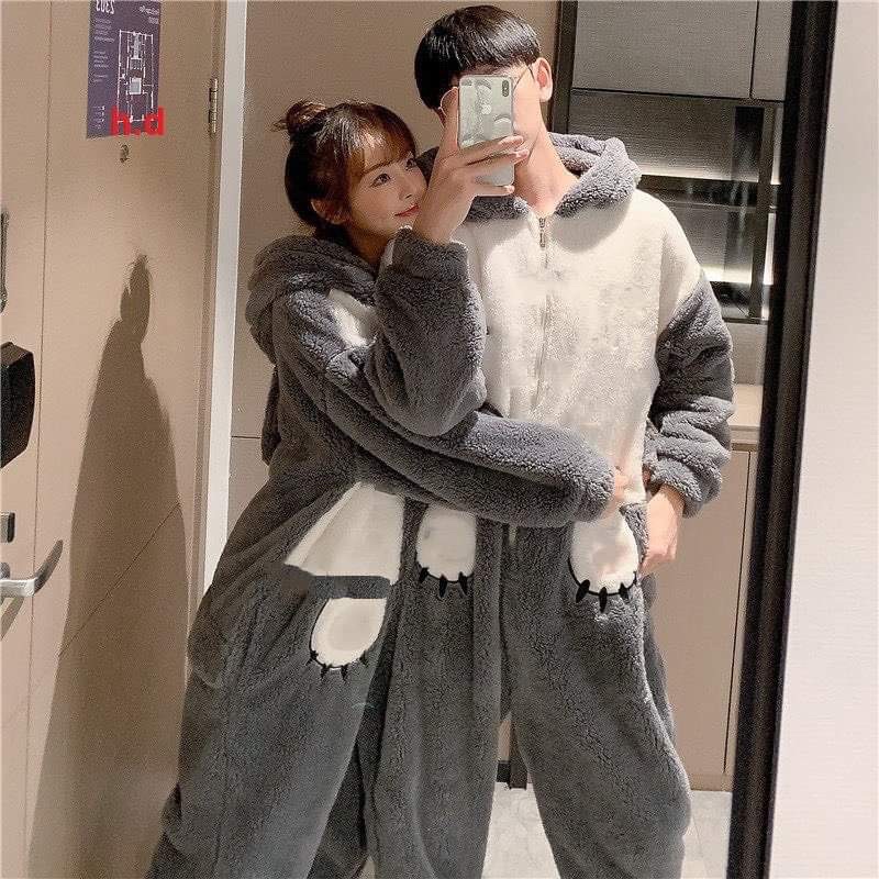 Bộ lông liền thân tàn túi trắng HD12