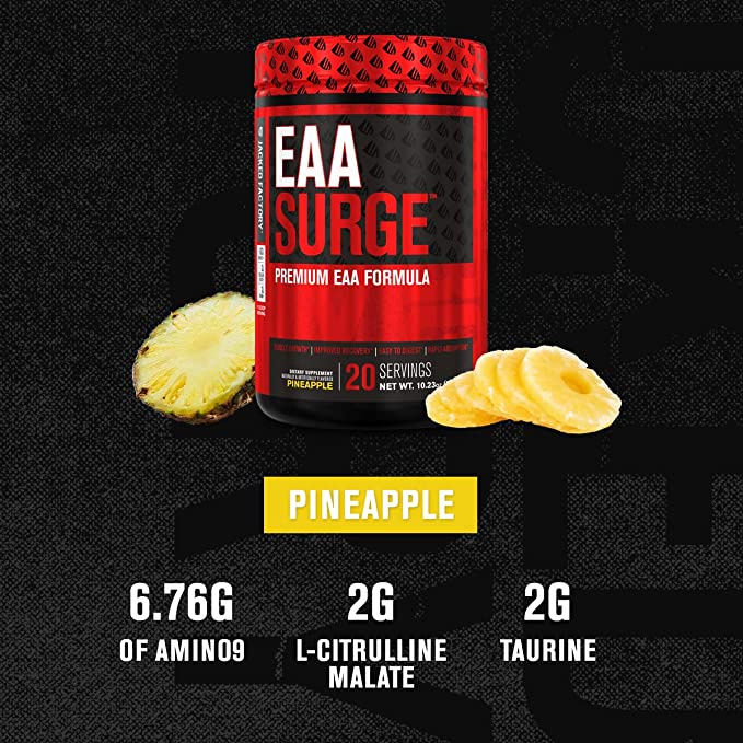 Bổ sung trong lúc tập luyện EAA SURGE Essential Amino Acid "Jacked Factory"