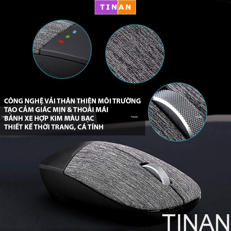 (Hàng Chuẩn Xịn BH 2 Năm)[Bluetooth+USB2.4G] Chuột Không Dây Chế Độ Kép FD i920Du, Thiết Kế Vải, Đèn RGB Sắc Màu