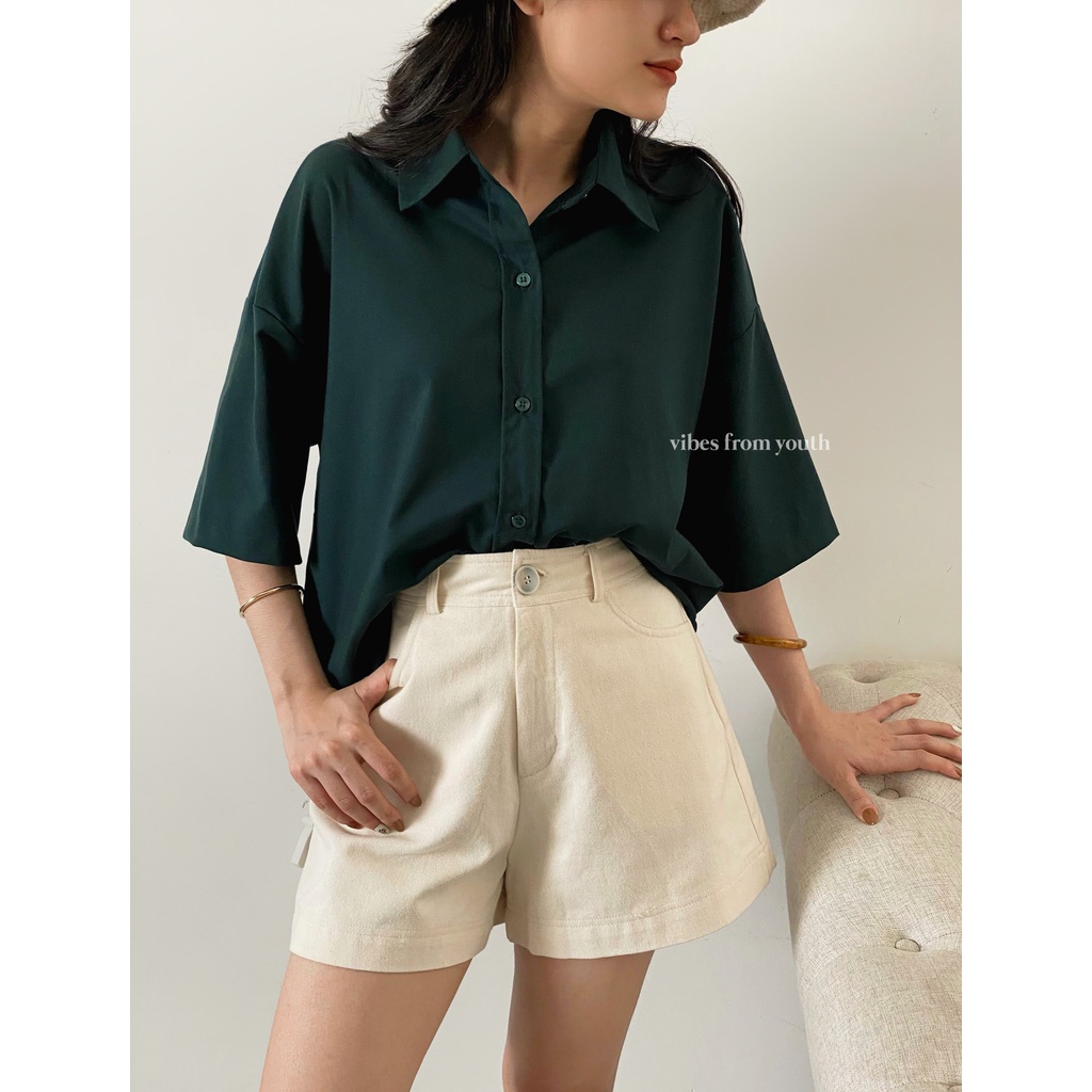 SƠ MI TAY NGẮN FORM TO_SM476