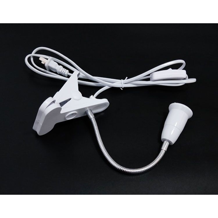Chân đèn để bàn kẹp 33 cm, Chân đèn led đui xoáy e27 - Công cụ tiện ích