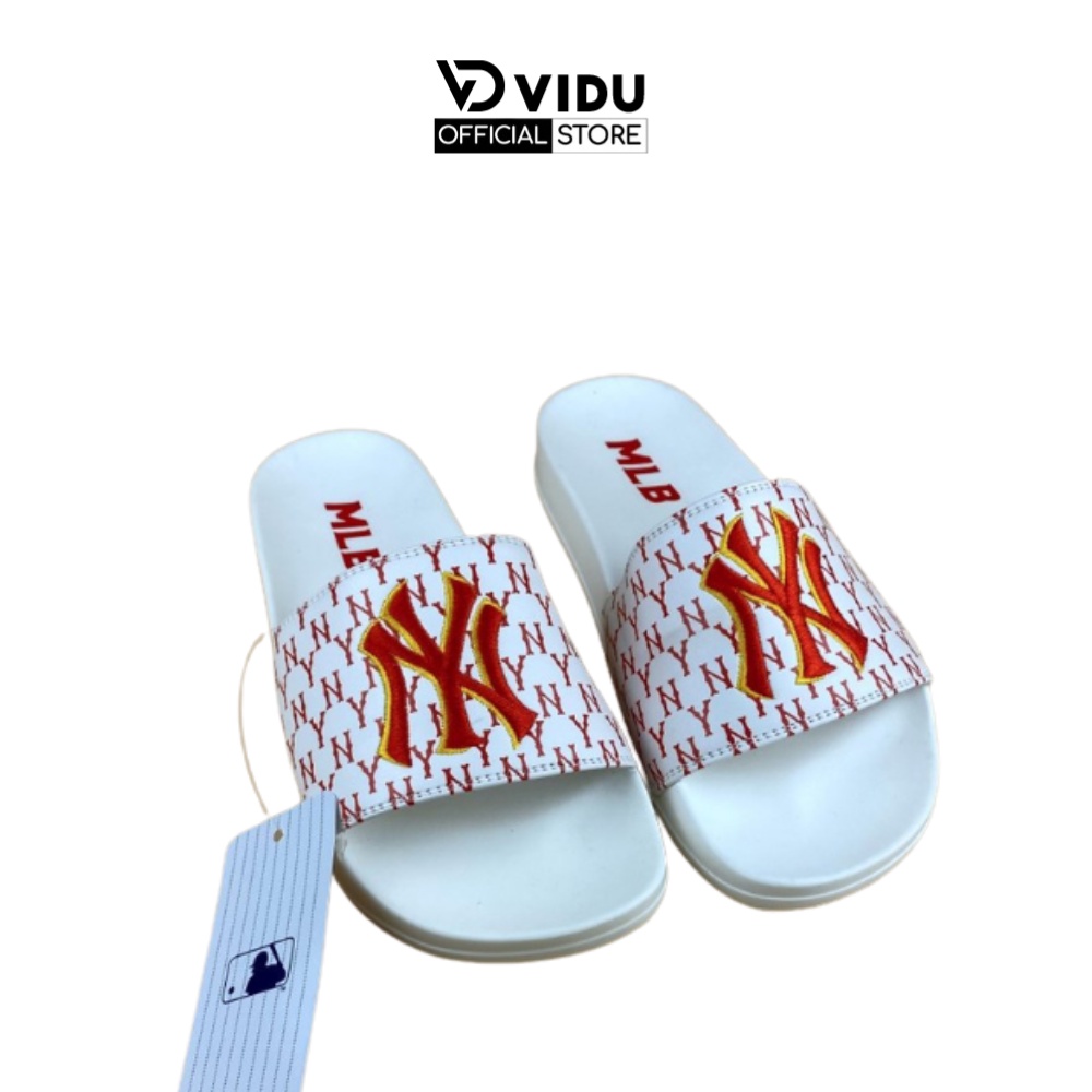 Dép nam thời trang MBL NY ViDu 21129 chữ thêu cao cấp 2 màu (xanh/ đỏ) đế đúc bền đẹp, bảo vệ chân