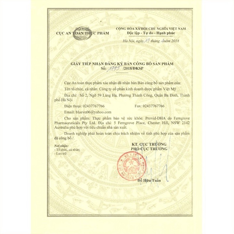 PROVID DHA - hỗ trợ bổ sung vitamin cho phụ nữ có thai - hộp 30 viên | Thế Giới Skin Care