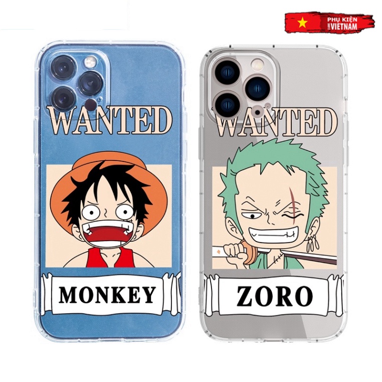 Ốp lưng iphone 6, 6s plus, 7 8 Plus, X, XS, XR, XSMAX, 11, 12, 13 PROMAX TRONG SUỐT ĐẢO HẢI TẶC PKVN