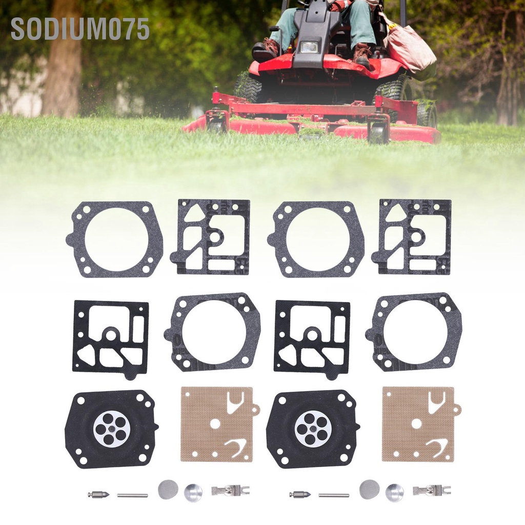 Sodium075 2 Bộ phụ kiện sửa chữa bộ chế hòa khí cắt cỏ làm vườn cho Walbro K24 ‑ hda