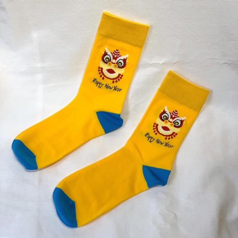 Tất Unisex chủ đề múa lân