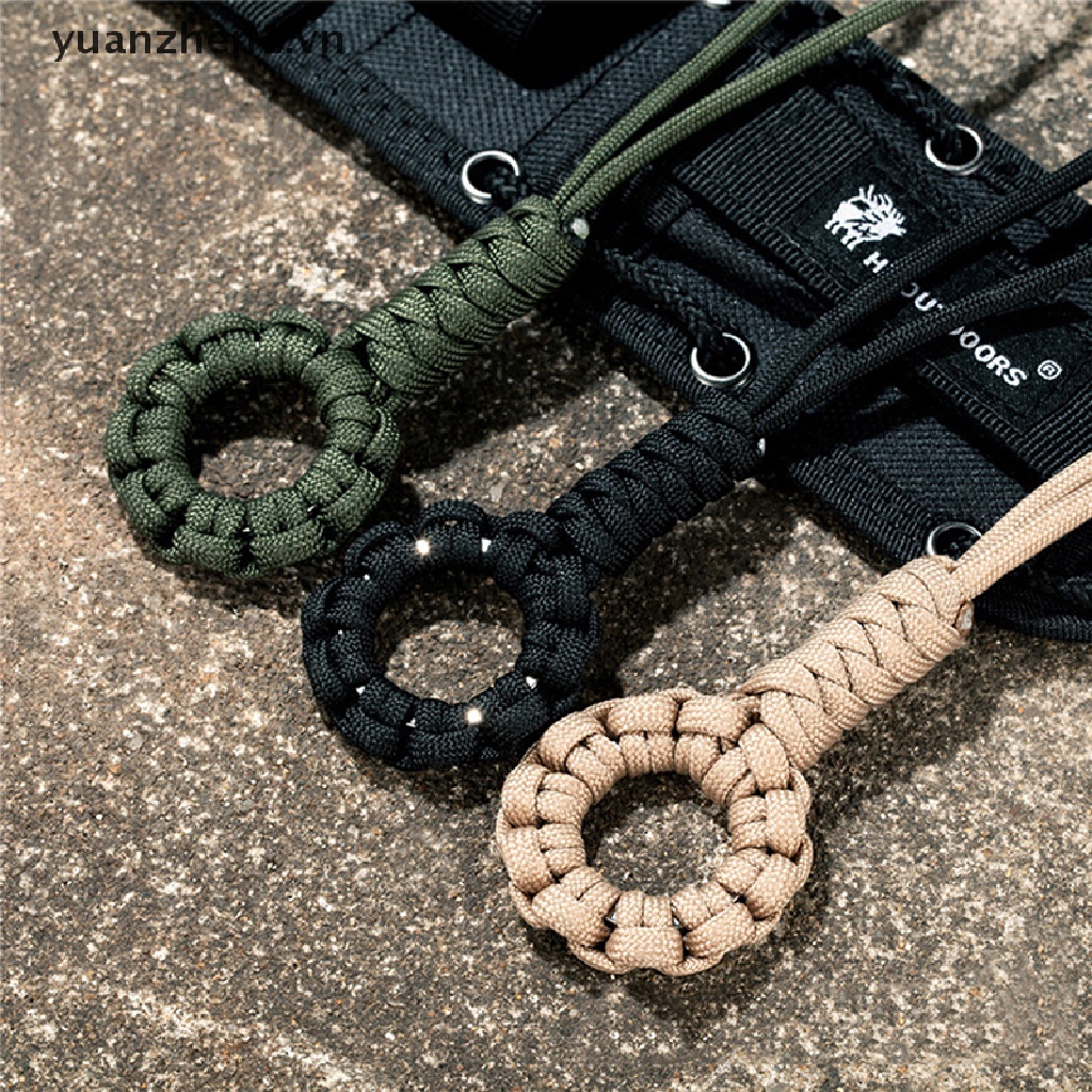 ZHEN Handmade Multifunction 7-core Umbrella Rope Weaving Keychain Lanyard paracord .