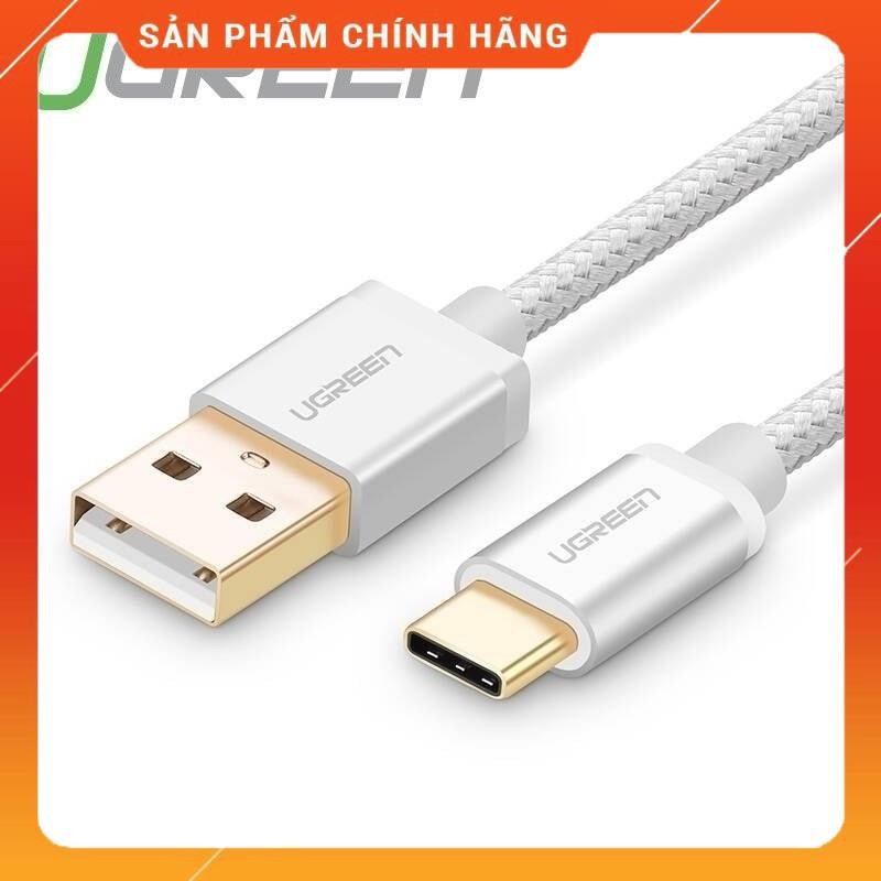 Cáp USB-C sang USB 2.0 1,5m bọc lưới UGREEN 20813 dailyphukien