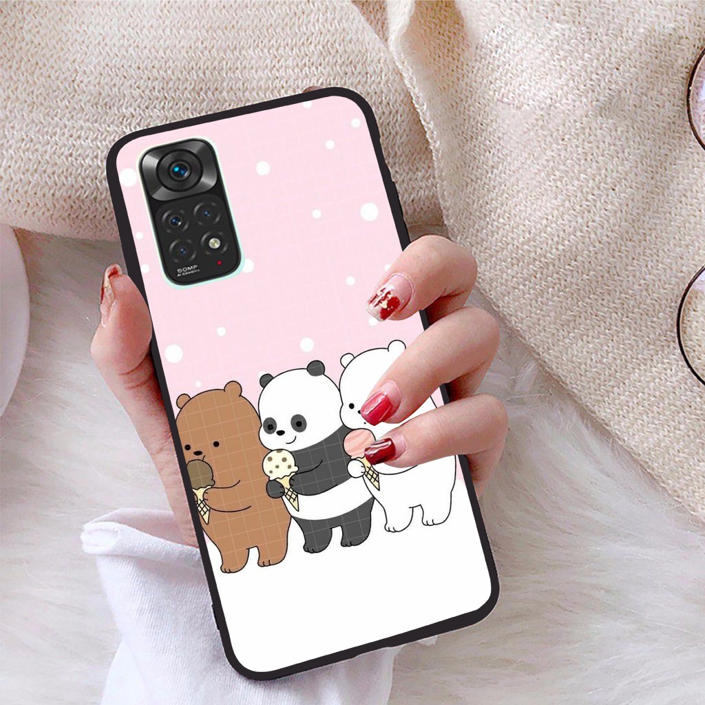 Ốp lưng Xiaomi Redmi Note 11 5G viền dẻo TPU BST Gia Đình Nhà Gấu