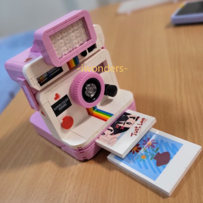 Đồ Chơi Mô Hình Máy Ảnh MOC Dễ Thương Cổ Điển Độc Đáo Cho Bé DIY Kids education toys