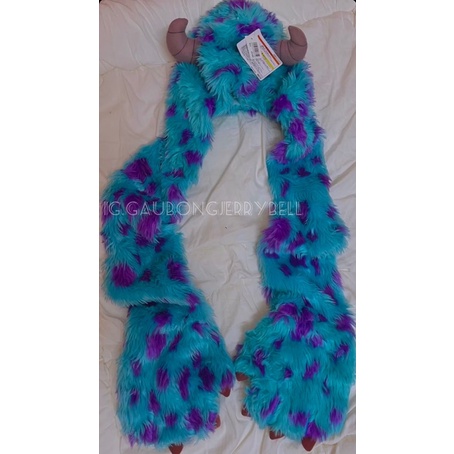 Mũ gấu bông James P. Sullivan  Monsters University INC công ty quái vật hàng chính hãng Tokyo Disney Resort