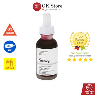 Giải Pháp Đánh Bay Vết Thâm, Da Sần Mụn, Lỗ Chân Lông - The Ordinary AHA 30% + BHA 2% Peeling Solution 30ml