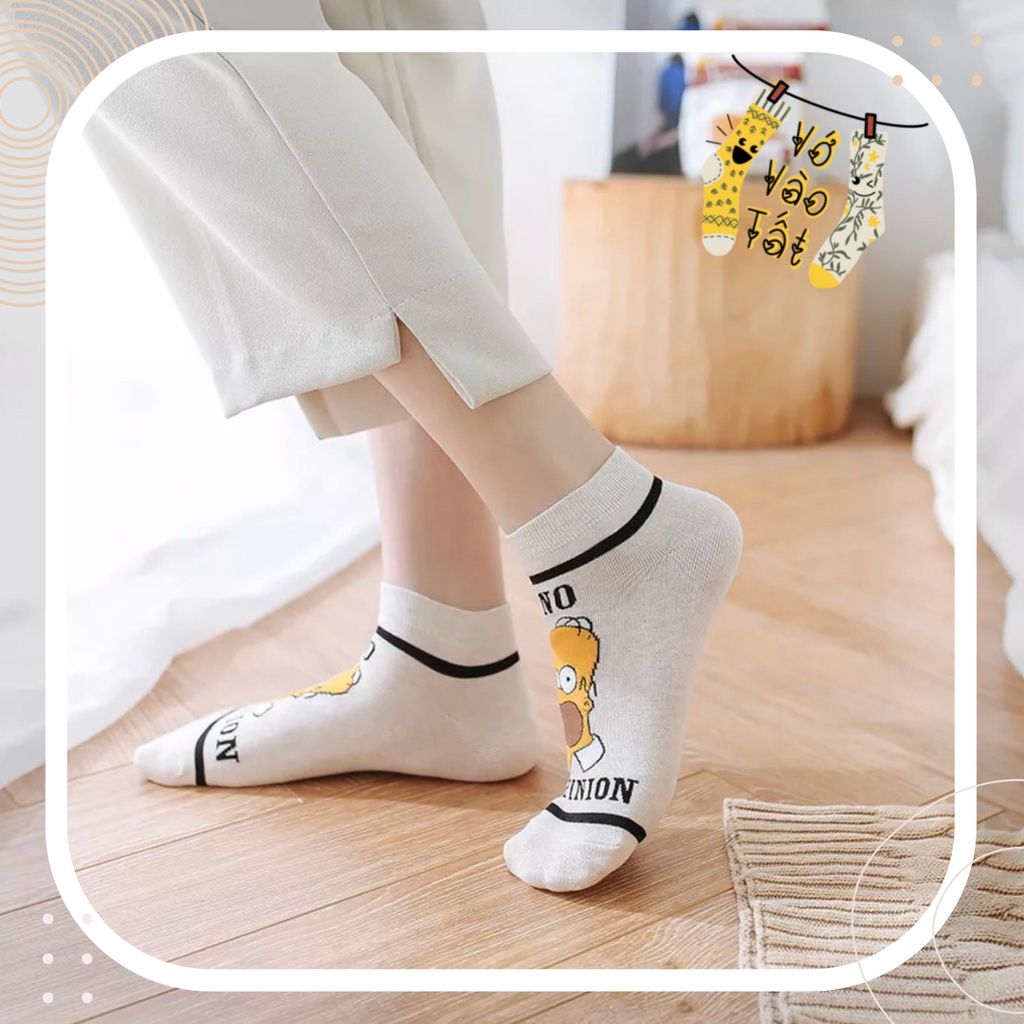 TẤT VỚ CỔ NGẮN UNISEX SIMPSON