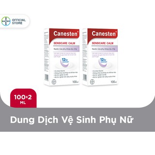 Combo 2 chai dung dịch vệ sinh phụ nữ Canesten Sensicare Calm 100ml/chai