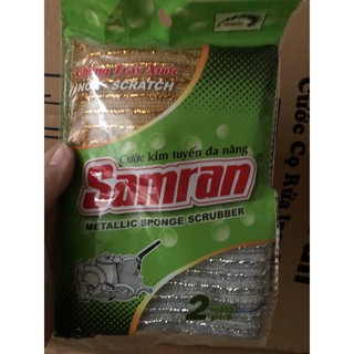 1 bịch kim tuyến 2 miếng rửa chén .