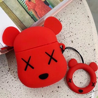 (Tặng kèm móc treo) Case airpods kaws Vỏ bao airpod 1 2 Pro 3 silicon đựng tai nghe không dây i11 i12 cute kaw