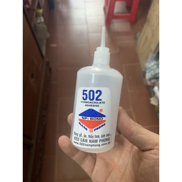 Keo dán sắt, gỗ ,... đa năng 502 cao cấp 70ml 100ml 200ml