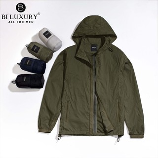 Áo Khoác Gió Biluxury 4AG1T001 mũ rút kháng gió chống nước nhẹ kiểu dáng thời trang