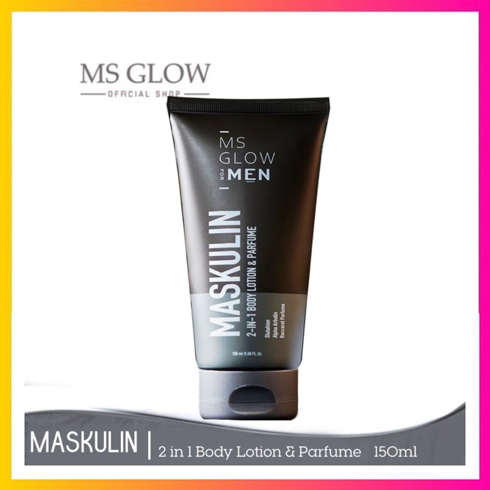 (Hàng Mới Về) Sữa Dưỡng Thể Ms Glow For Men Masculin Body Parfume Gusmi 2 Trong 1