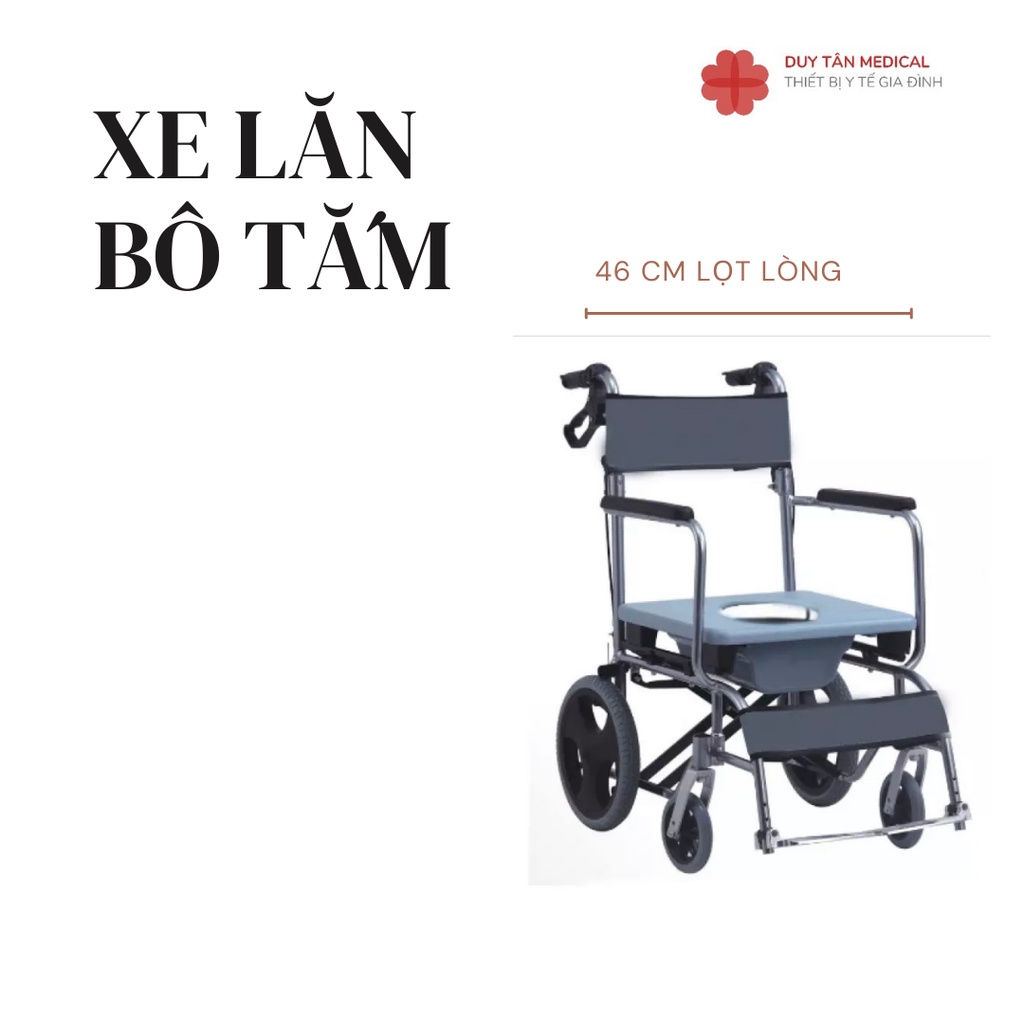 Xe lăn đa chức năng kết hợp bô tắm