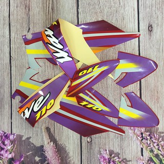 Tem wave thái ,loại 3 lớp ,dán sường wave 110 MÀU VÀNG TÍM [ d80]