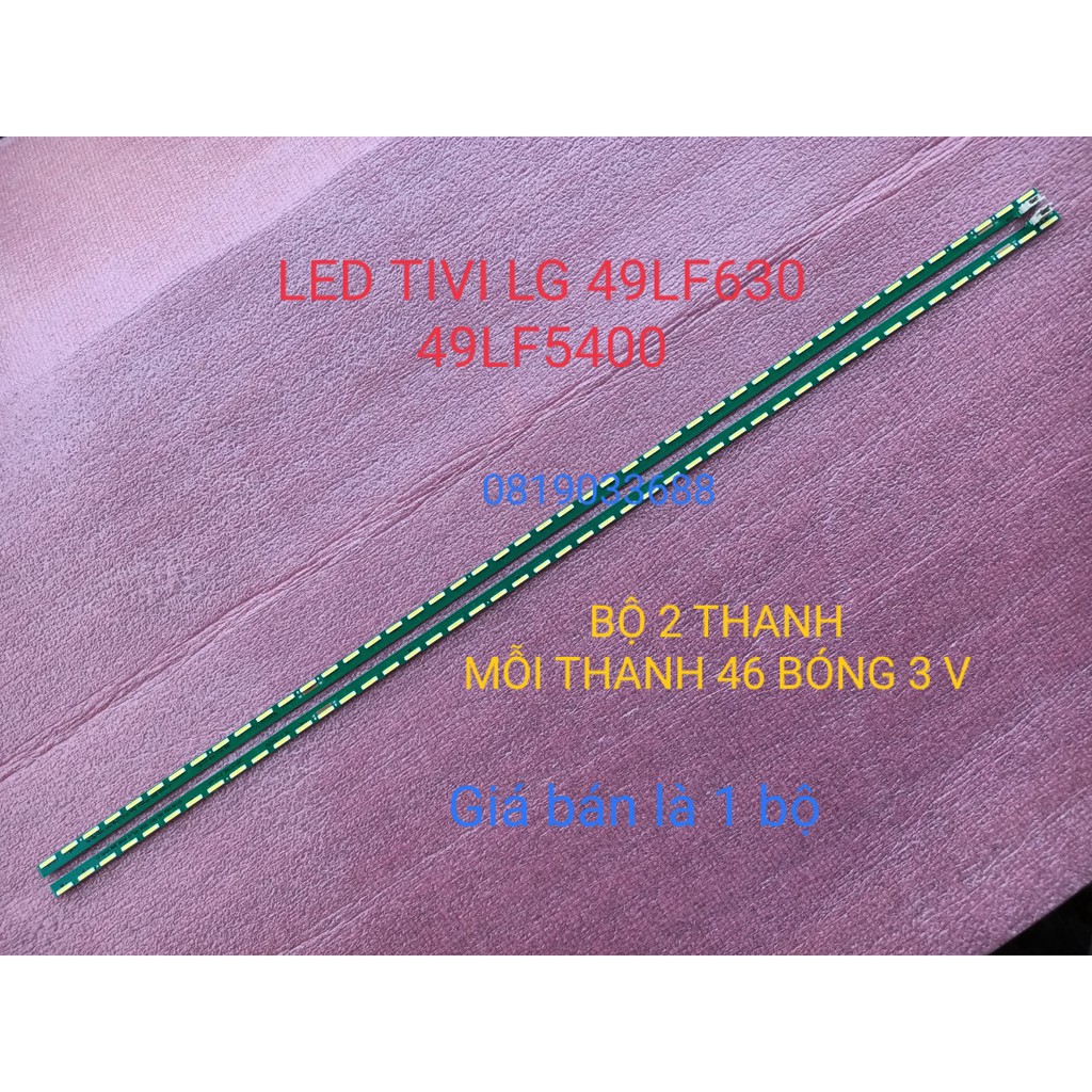 BỘ LED TIVI LG 49LF540T / 49LF590T /49LF630 /49LF5400 LG Innotek Bms 49inch L R-type R-type 8520 1chipkg 92ea Rev0.0