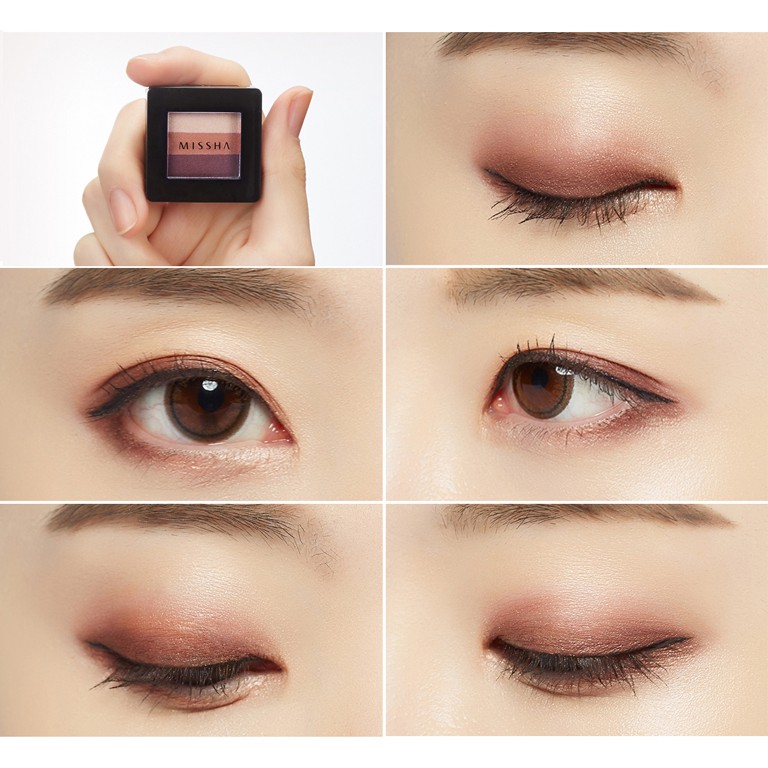 Phấn Mắt Missha The Style Triple Shadow  3 Màu Đẹp Lung Linh