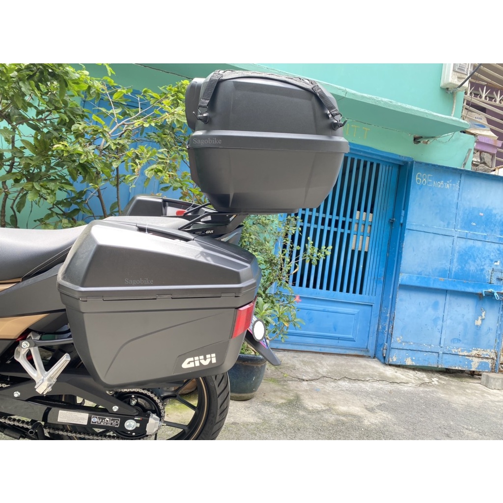 Thùng xe Winner X 2022, Givi E43NTL_ADV, thùng hông E22N, baga SBLWinner150/X, MV Winner X V3