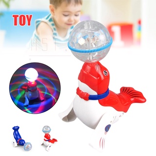 Đồ Chơi Hình Sư Tử Biển Có Đèn Và Hiệu Ứng Ánh Sáng Cho Bé