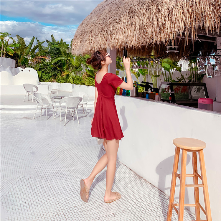 Đồ Bơi Một Mảnh Tay Ngắn Cho Phụ Nữ 47-67kg | BigBuy360 - bigbuy360.vn