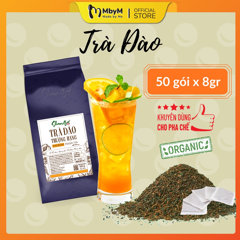 Trà Đào Túi Lọc làm Trà trái cây, trà đào, trà ủ lạnh cold brew Đài Loan - SHANGAO